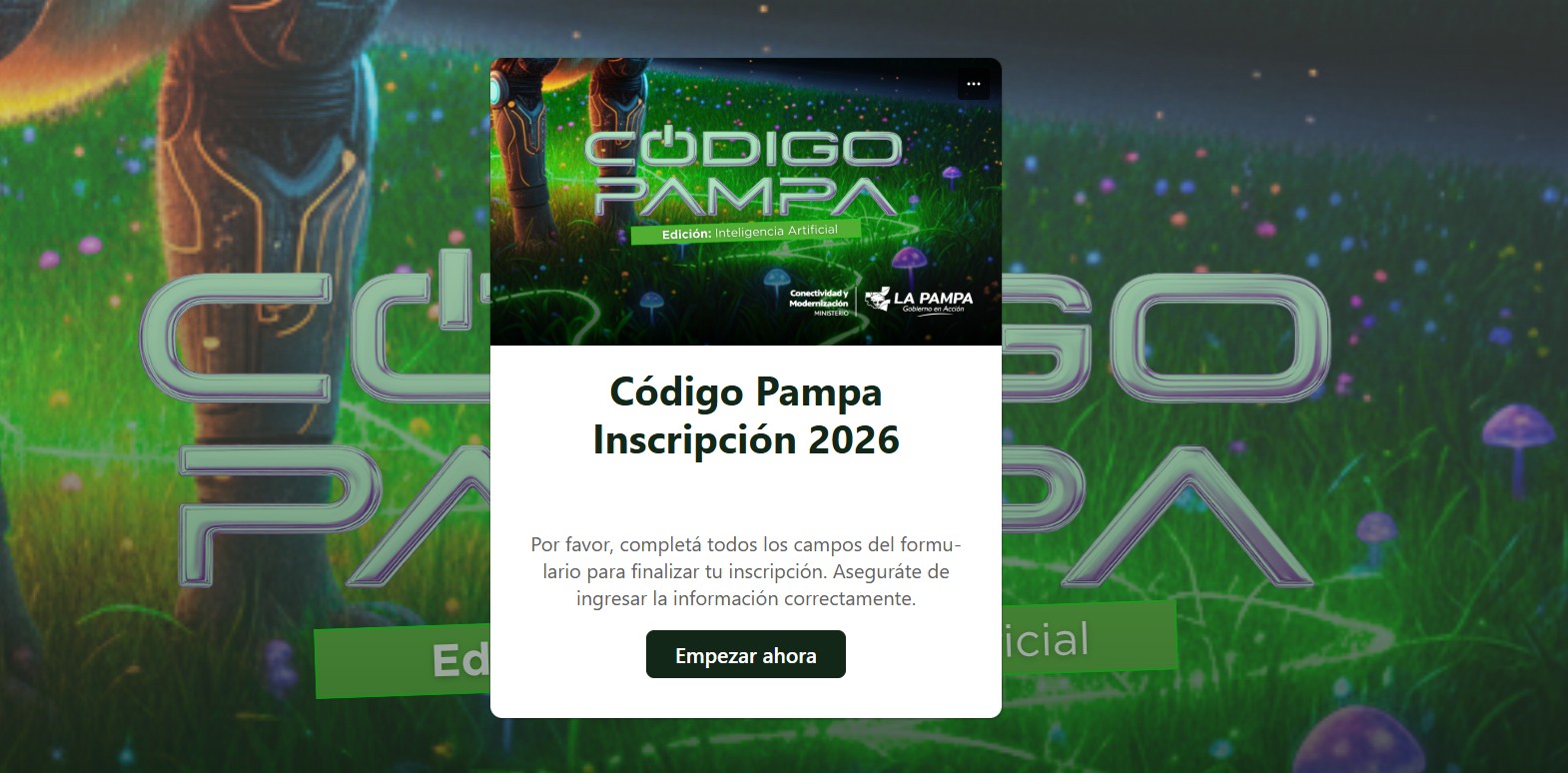 Imagen de ingreso al form