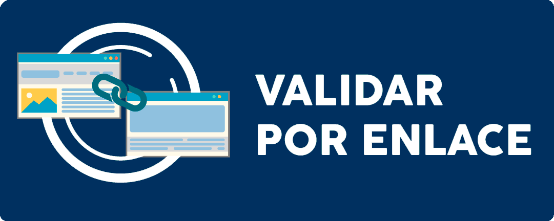 Boton validar enlace